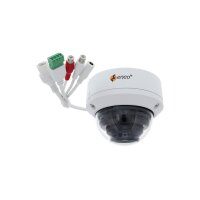 eneo IND-42M2808M0A Mini Netzwerk Dome Kamera Fix, 1920x1080, Tag/Nacht, WDR, AI 2,8-8mm, IR, 12VDC, PoE, IP66, IK10