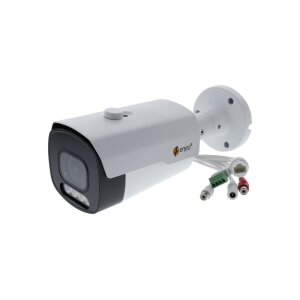 eneo INB-68M2812MFA Netzwerk Kamera Bullet, 24h Farbe, 3840x2160, Tag/Nacht, WDR, AI, 2,8-12mm, IR, 12VDC, PoE, IP67