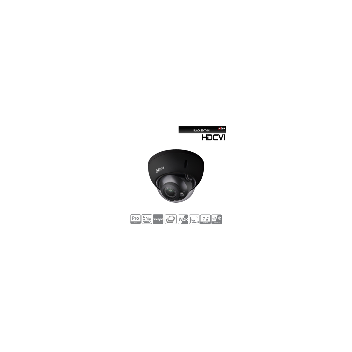 Dahua - HAC-HDBW2501RP-Z-S2-B - HDCVI - Dome