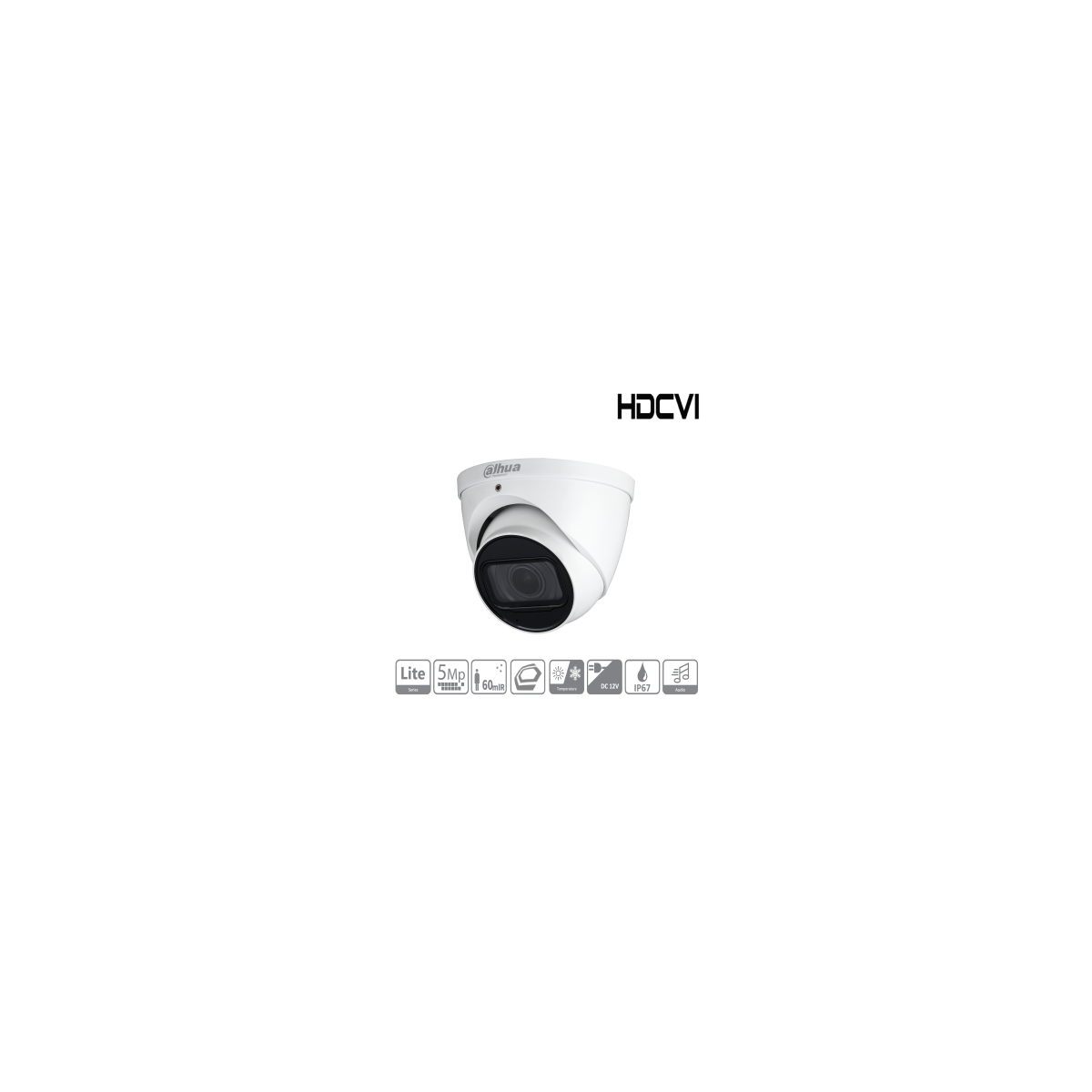 Dahua - HAC-HDW1500TP-Z-A-S2 - HDCVI - Eyeball