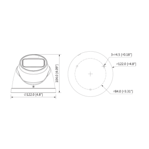 Dahua - HAC-HDW1500TP-Z-A-S2 - HDCVI - Eyeball