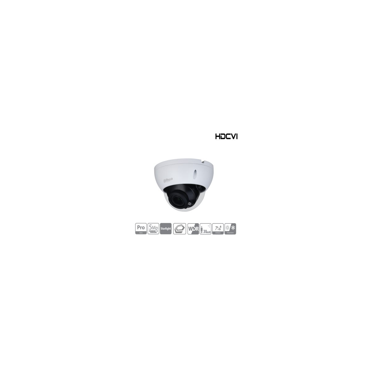 Dahua - HAC-HDBW2501RP-Z-DP-S2 - HDCVI - Dome - AC/DC