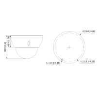 Dahua - HAC-HDBW2501RP-Z-DP-S2 - HDCVI - Dome - AC/DC