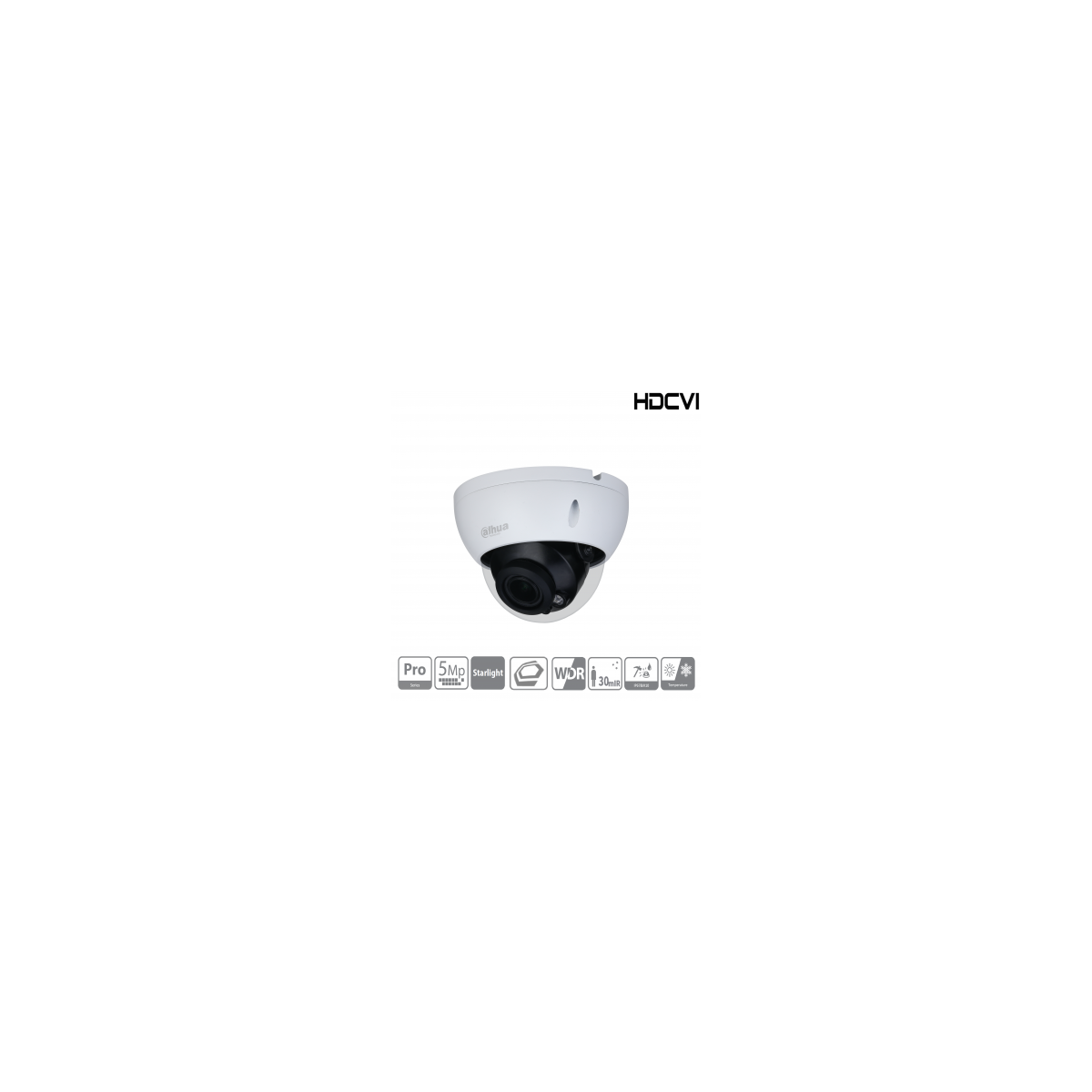 Dahua - HAC-HDBW2501RP-Z-S2 - HDCVI - Dome