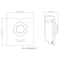 Dahua - VTO4202F-P-S2 - Kamera Modul - Hybrid