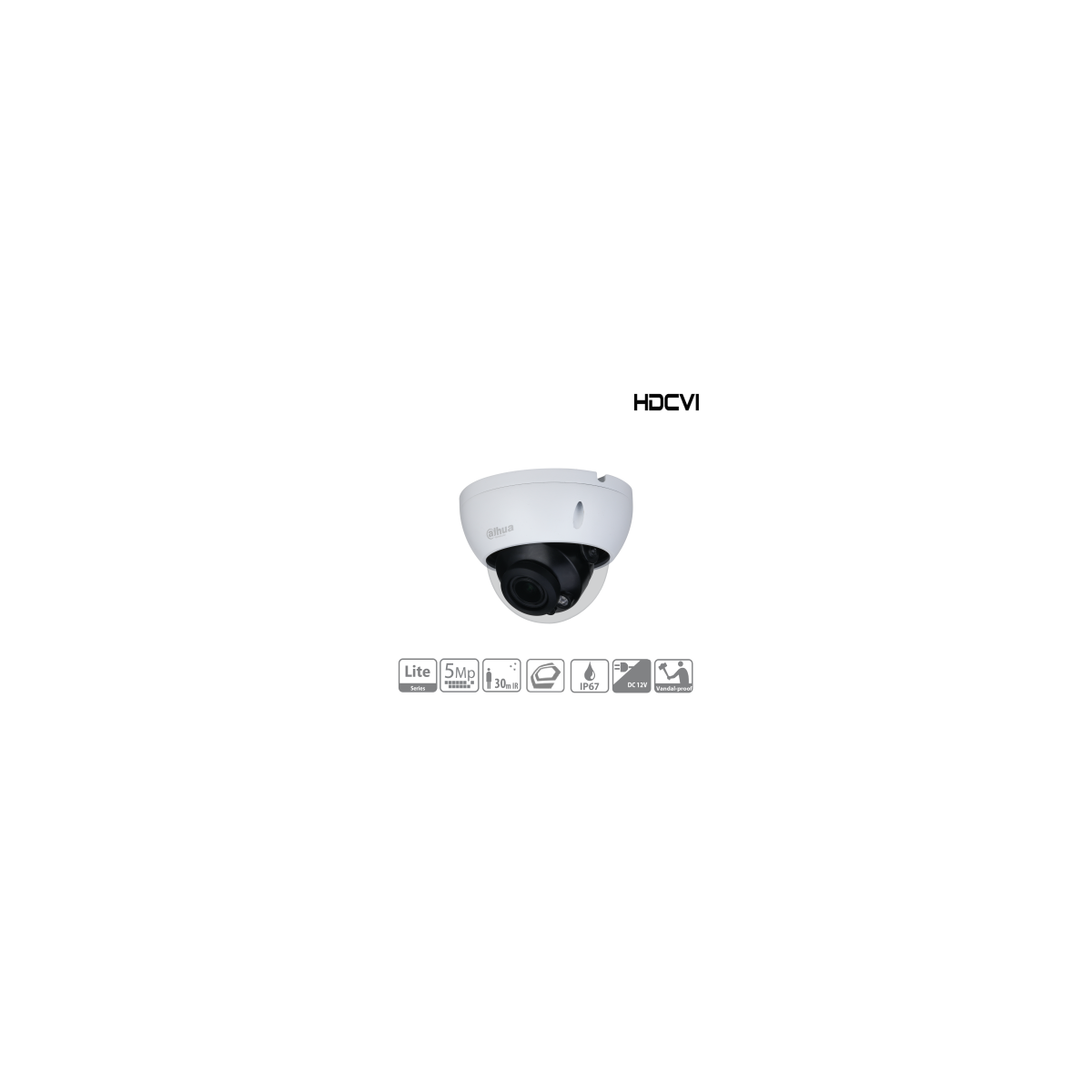 Dahua - HAC-HDBW1500RP-Z-2712-S2 - HDCVI - Dome