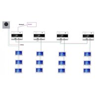 Dahua - VTNS2003B-2 - 2 Draht Switch - Intercom