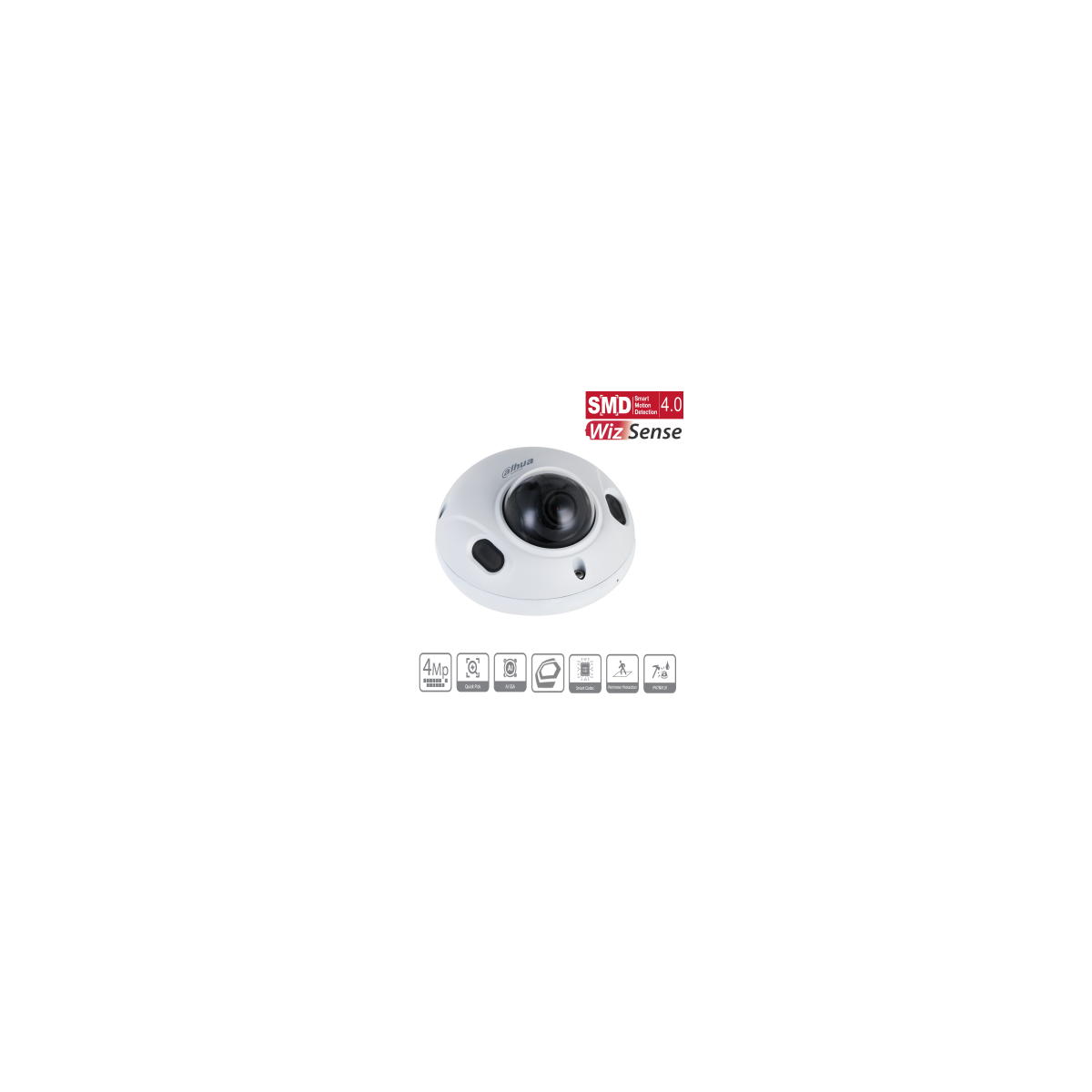 Dahua - IPC-HDBW3441FP-AS-0280B-S2 - IP - Dome