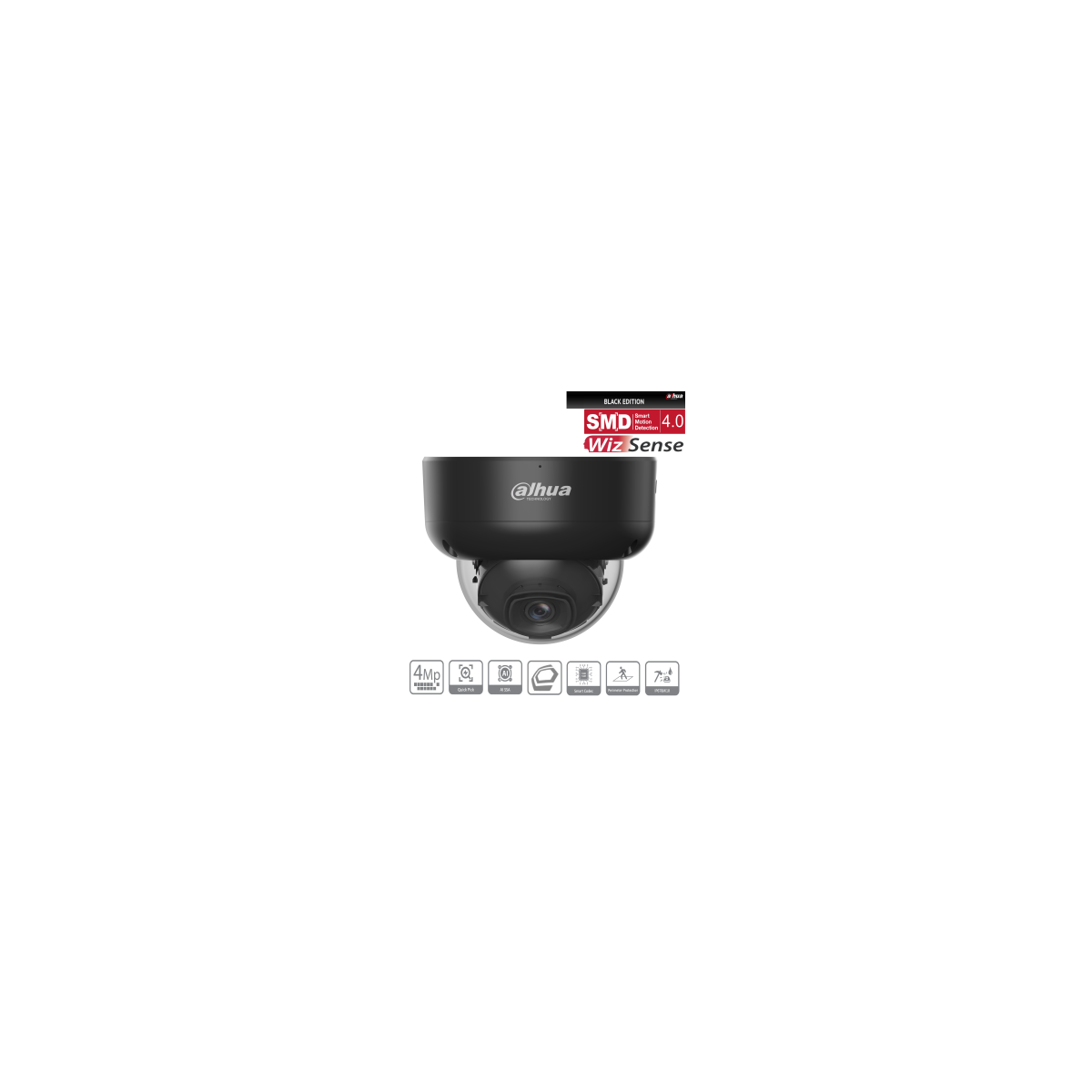 Dahua - IPC-HDBW3441RP-ZS-S2-Black - IP - Dome