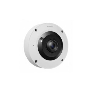 Hanwha Vision XNF-9013RV Netzwerk Fix Dome Kamera, AI, Tag/Nacht, 3008x3008, Wisenet 7, 1,08mm, FishEye, PoE, 12VDC, IP66