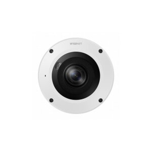 Hanwha Vision XNF-9013RV Netzwerk Fix Dome Kamera, AI, Tag/Nacht, 3008x3008, Wisenet 7, 1,08mm, FishEye, PoE, 12VDC, IP66