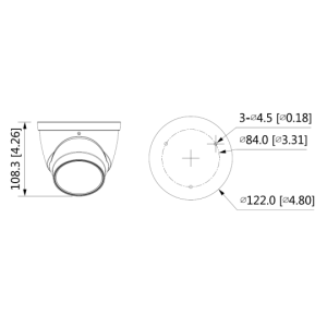Dahua - IPC-HDW3441TP-ZS-S2-B - IP - Eyeball