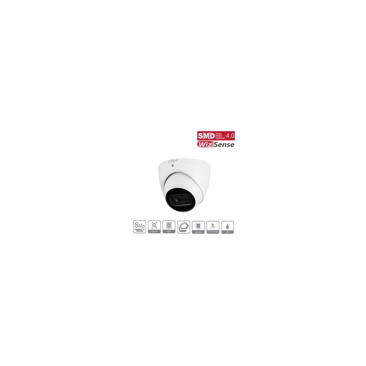 Dahua - IPC-HDW3841EMP-S-0280B-S2 - IP - Eyeball