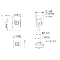 Dahua - IPC-HUM4231SP-L4-0280B-S3 - IP - Lochkamera