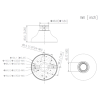 Dahua - PFA109 - Zubehör - Aufhängeadapter