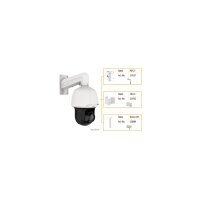 eneo INP-72A0018MIA Netzwerk PTZ Dome Kamera, 18x AFZ, 1920x1080, Tag/Nacht, WDR, AI, 5-90mm, Alarm, Audio, IR, 12VDC, PoE+, IP66