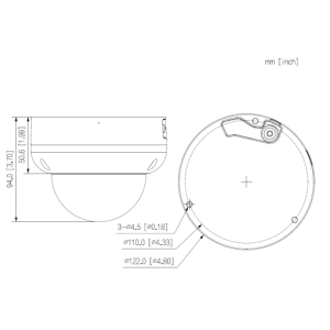 Dahua - IPC-HDBW3841RP-ZAS-S2 - IP - Dome