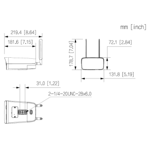 Dahua - IPC-HFW3441DGP-AS-4G-NL668EAU-B-0280B - IP - Bullet - 4G