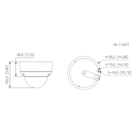 Dahua - HAC-HDBW2241RAP-Z-A-S2-DIP - HDCVI - Dome