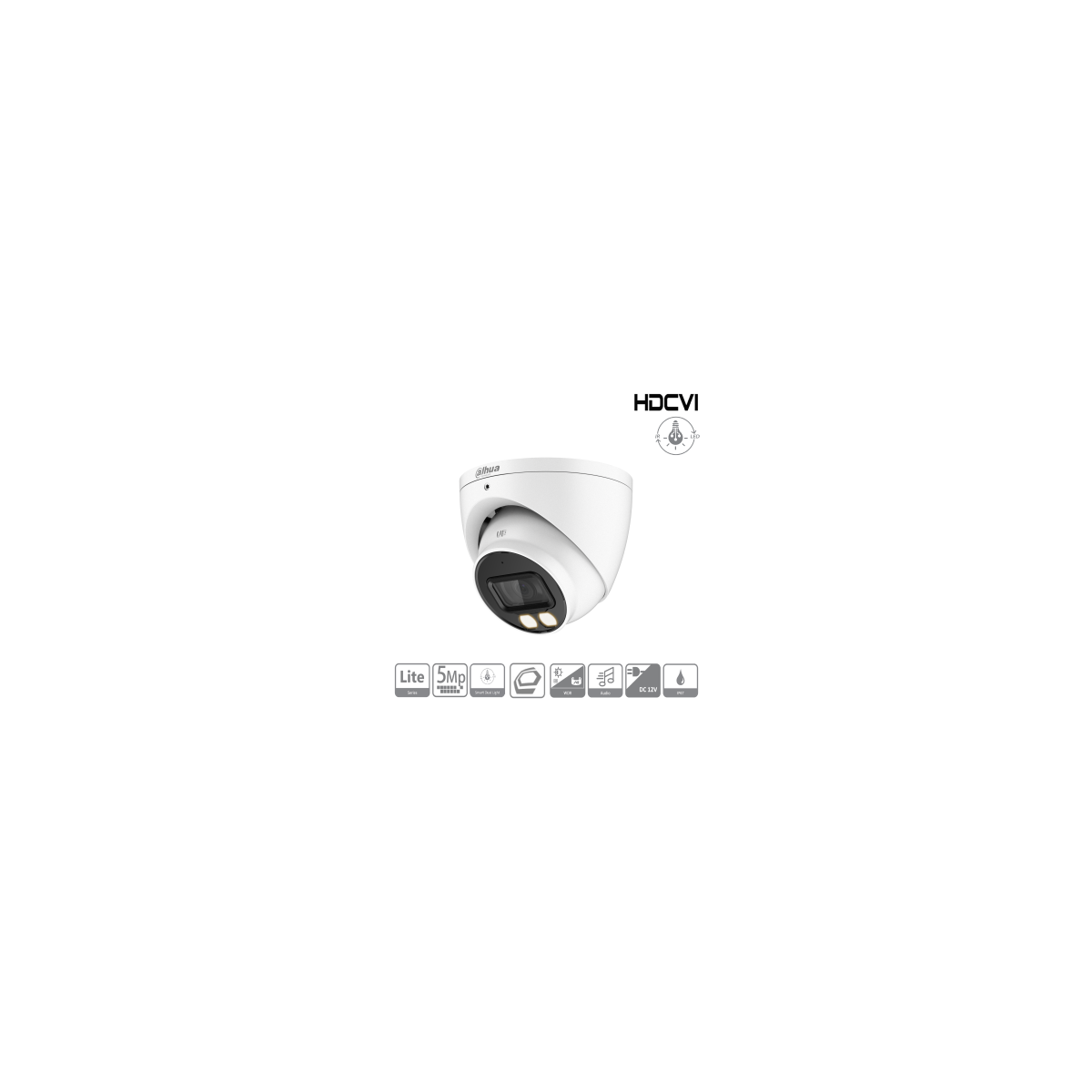 Dahua - HAC-HDW1509TP-IL-A-0280B-S2 - HDCVI - Eyeball