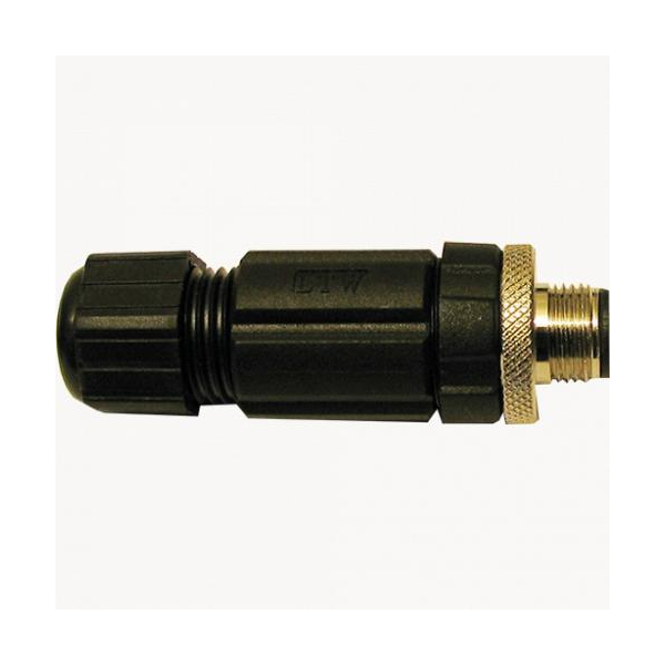 CONNECTOR M12 MALE 4P 10PCS