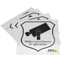 SURVEILLANCE STICKER ENG 10PCS