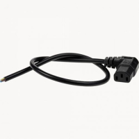 MAINS CABLE ANGL C13-OPN 0.5M