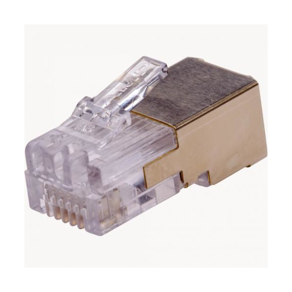 RJ12 PLUG SHIELDED 10 PCS