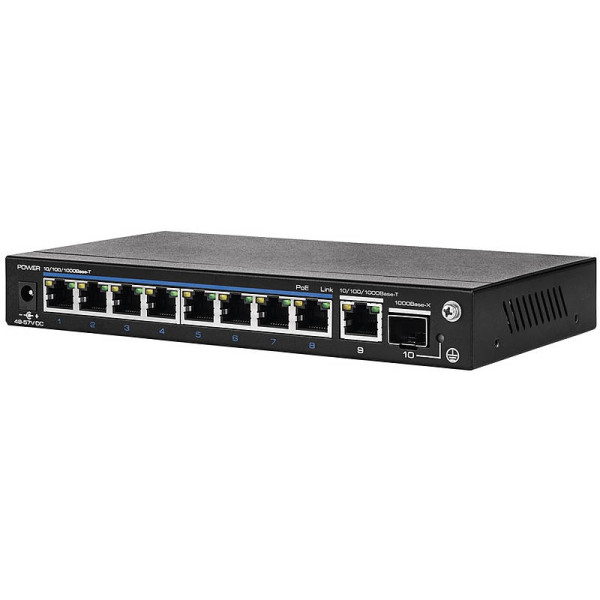 ABUS ITAC10110 8-Port PoE Gigabit Switch