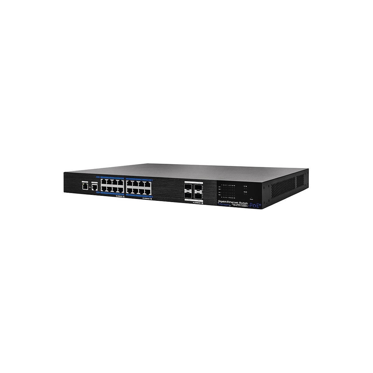 ABUS ITAC10120 16-Port PoE Gigabit Switch Managed