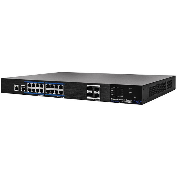 ABUS ITAC10120 16-Port PoE Gigabit Switch Managed