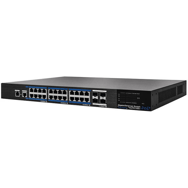 ABUS ITAC10130 24-Port PoE Gigabit Switch Managed