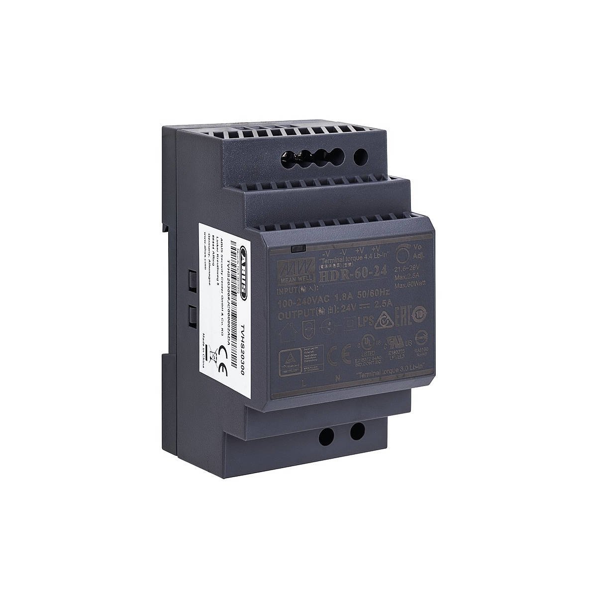 ABUS TVHS20300 Netzteil für Hutschiene 24V DC