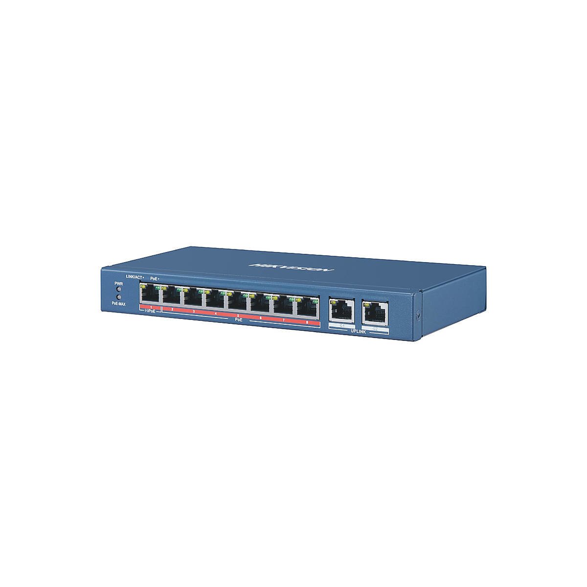 HIKVision DS-3E0310HP-E 8-Port PoE Switch, L2 unm.