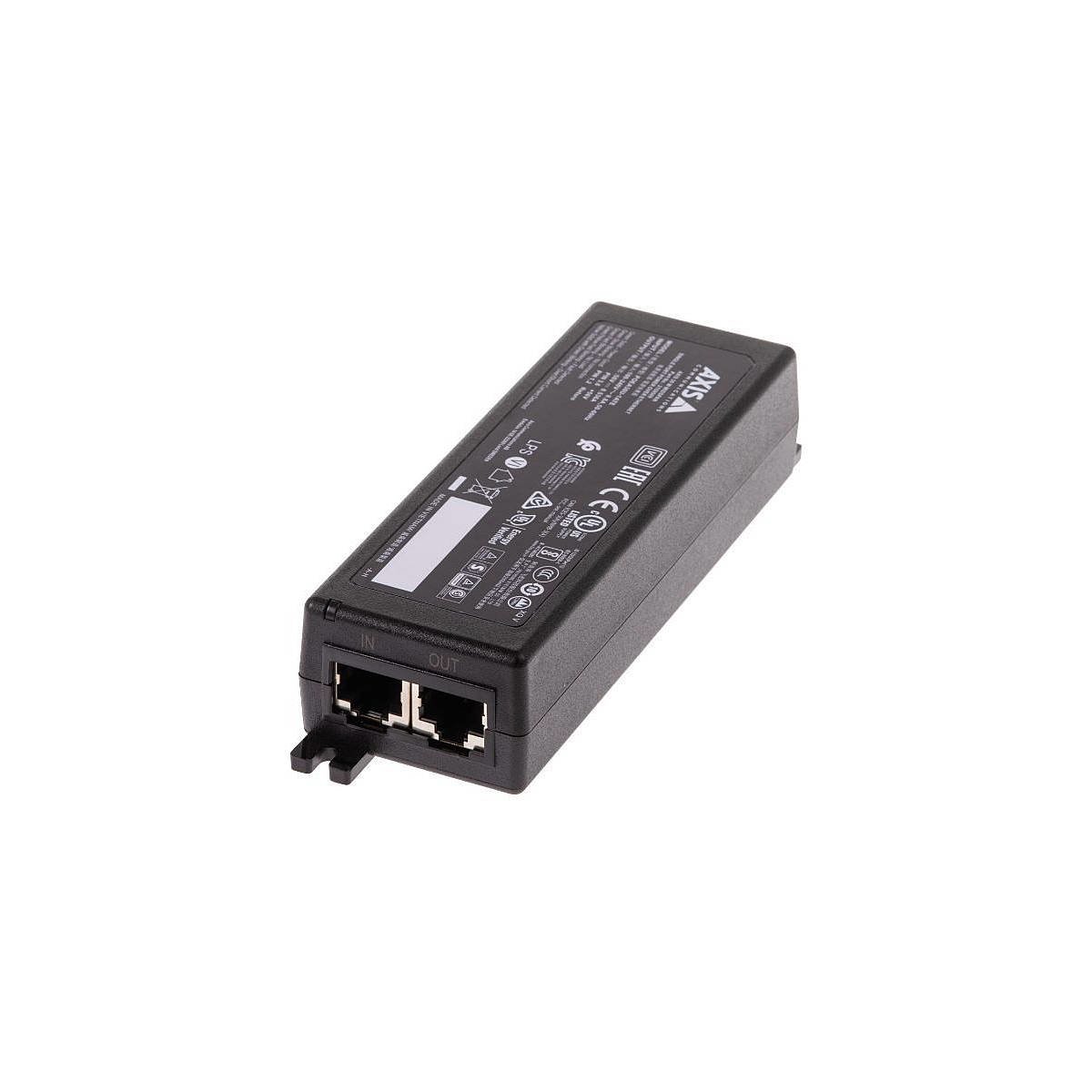 AXIS 30W Midspan 1 Port, 100-240VAC, innen, PoE+