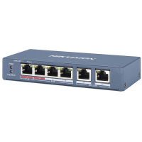 HIKVision DS-3E0106HP-E 4-Port PoE Switch, L2