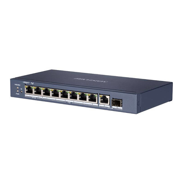 HIKVision DS-3E0510HP-E 8-Port PoE Switch, L2 unm.