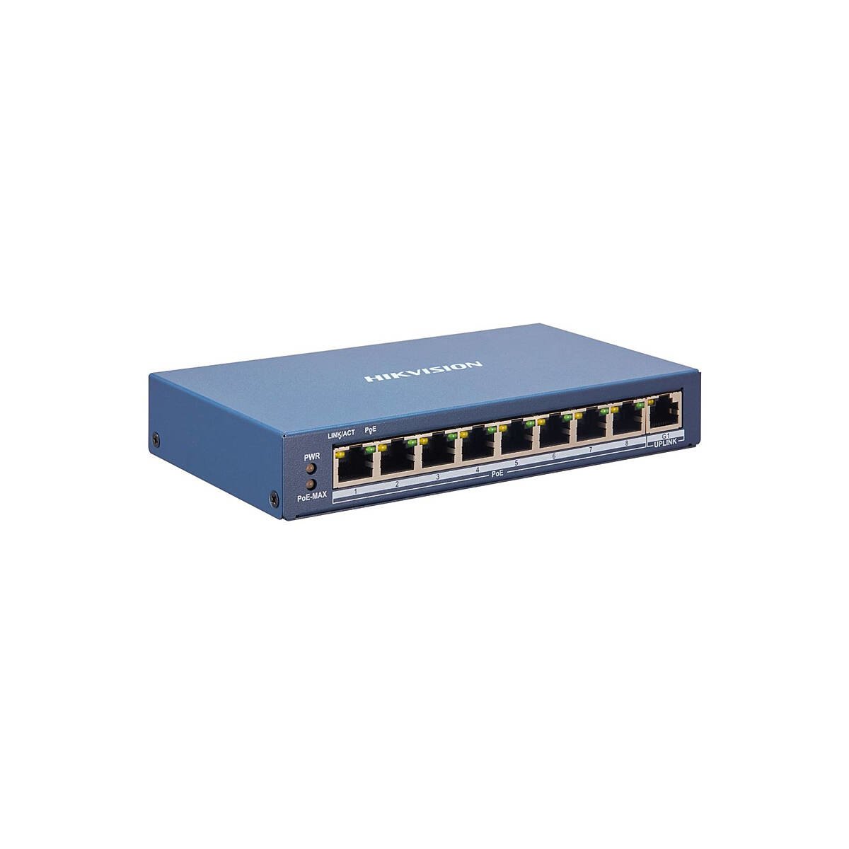 HIKVision DS-3E1309P-EI 8-Port PoE Switch, L2 man.