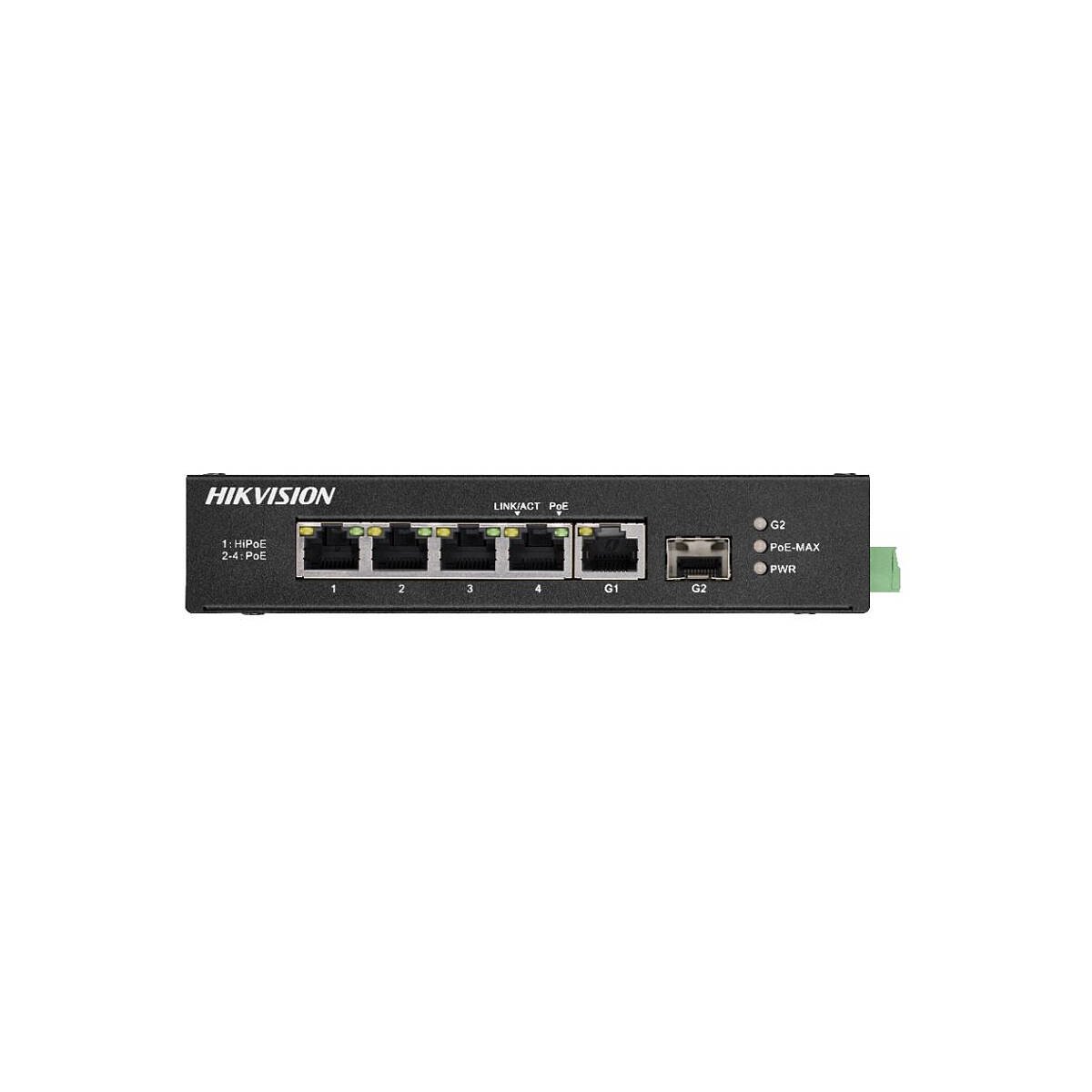 HIKVision DS-3T0306HP-E/HS 4-Port PoE Switch, L2