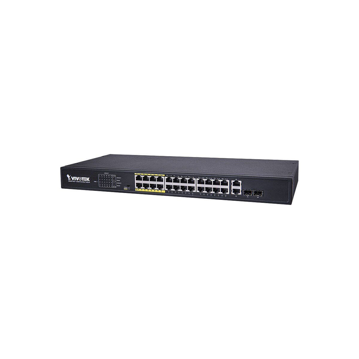 VIVOTEK AW-FGT-260D-380 Switch unman. 26-Port, PoE