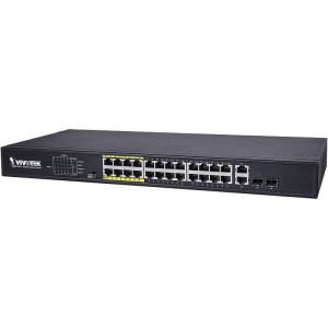 VIVOTEK AW-FGT-260D-380 Switch unman. 26-Port, PoE