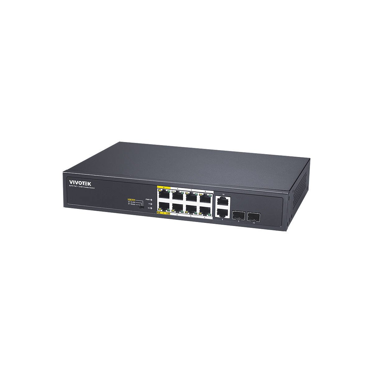 VIVOTEK AW-FGT-100D-120 Switch unman. 10-Port, PoE