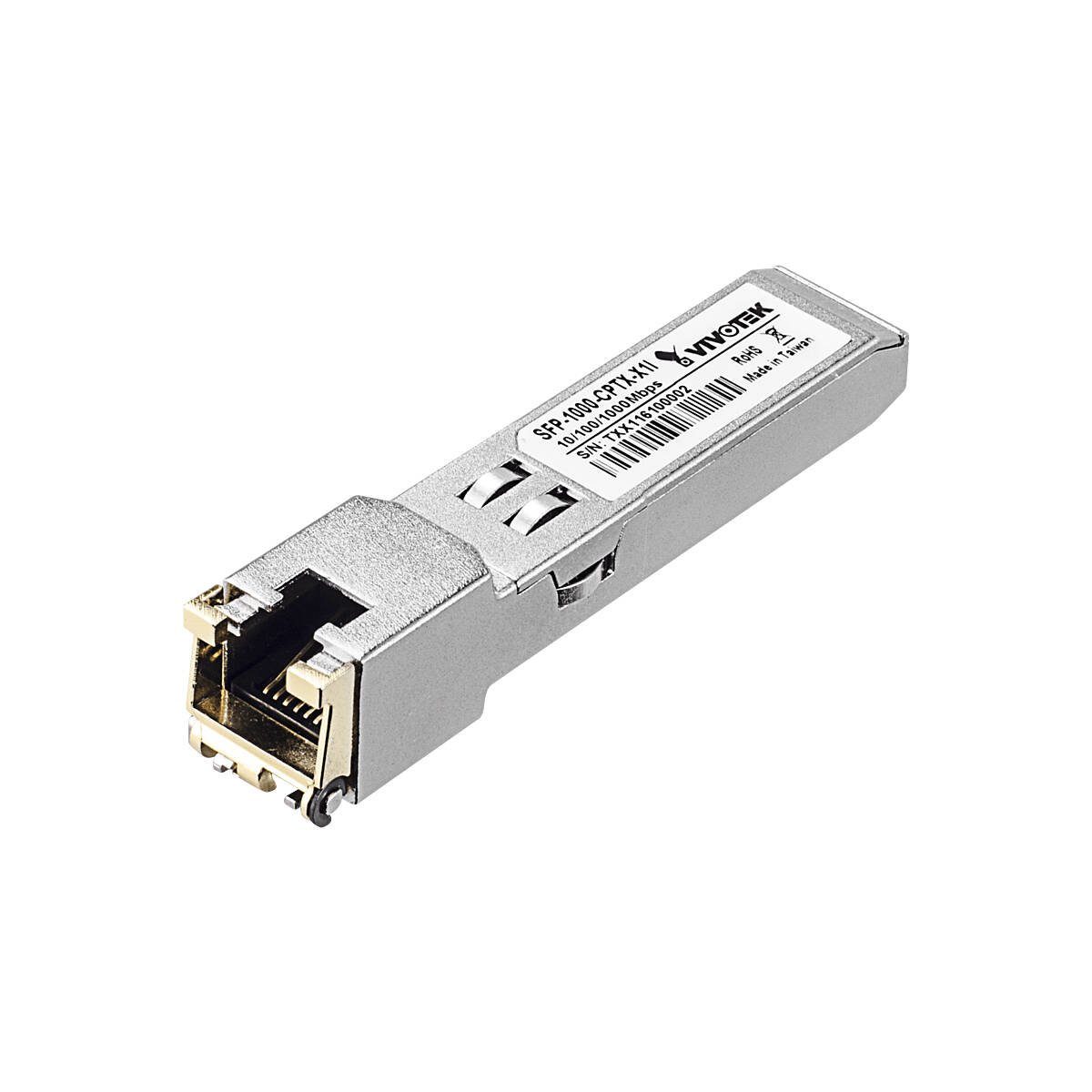 VIVOTEK SFP-1000-CPTX-X1I SFP Transceiver, -40°