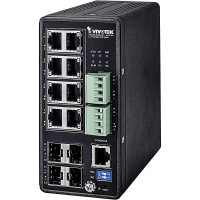 VIVOTEK AW-IHT-1271 Switch L2 managed 12-Port, PoE