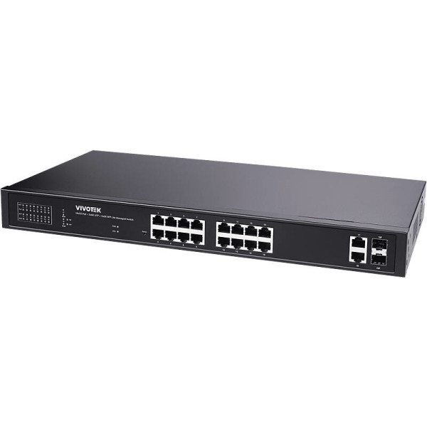 VIVOTEK AW-GEL-205A-260 Switch man. 20-Port PoE