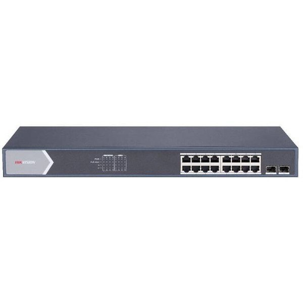 HIKVision DS-3E1518P-SI 16-Port PoE Switch, L2 man