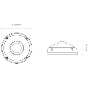 VIVOTEK FE9382-EHV-v2(IO CABLE) IP-Kamera 6MPx T/N
