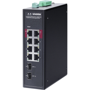 VIVOTEK AW-IHB-1040 Switch managed 10-Port, PoE