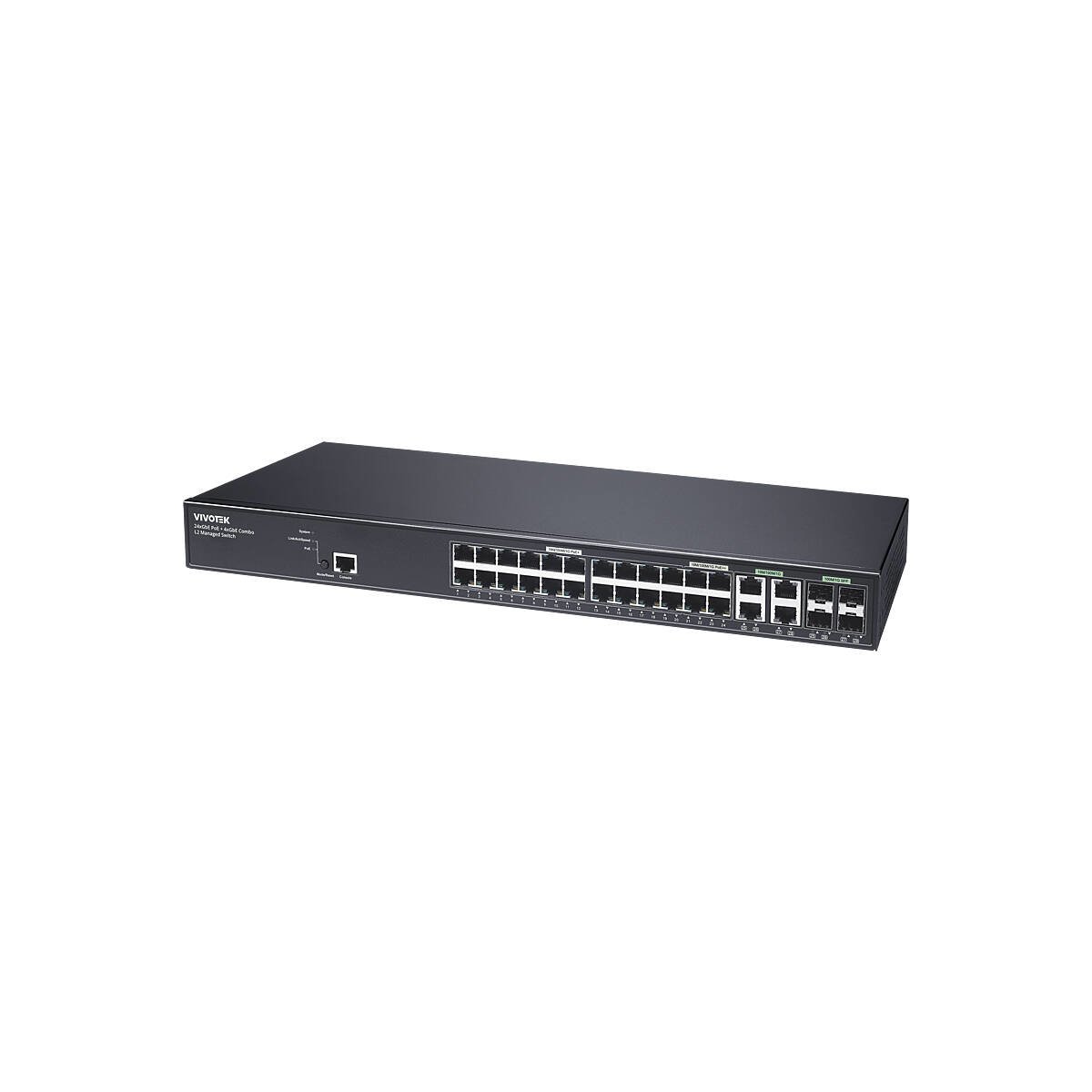 VIVOTEK AW-GEV-288A-370 Switch L2 man. 28-Port PoE