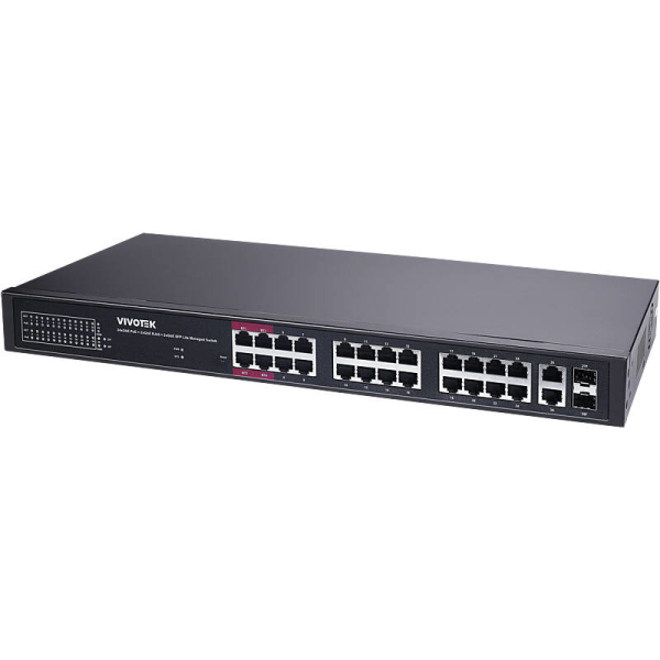 VIVOTEK AW-GEL-285A-380 Switch man. 28-Port PoE